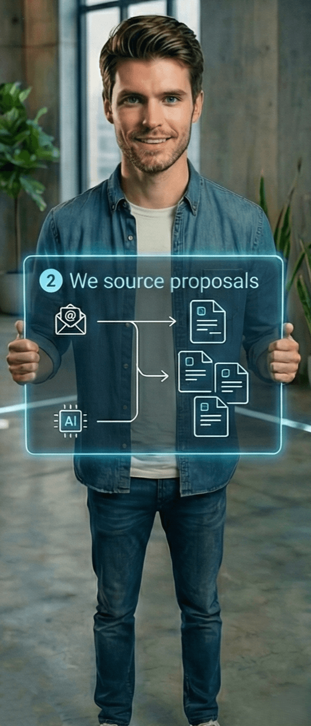 We source proposals